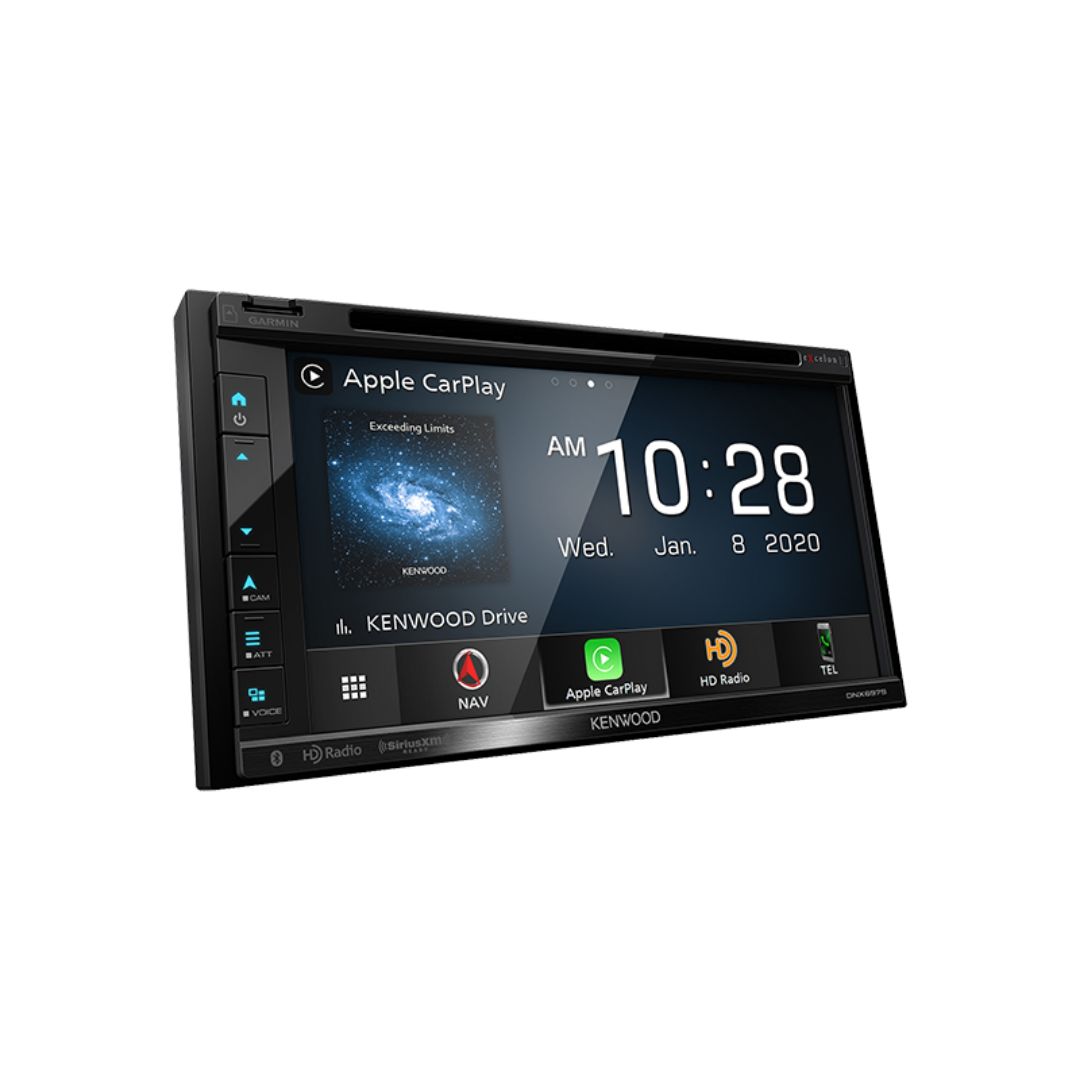 Kenwood DNX697S, eXcelon 6.8" Navigation/DVD Receiver w/ CarPlay and Android Auto