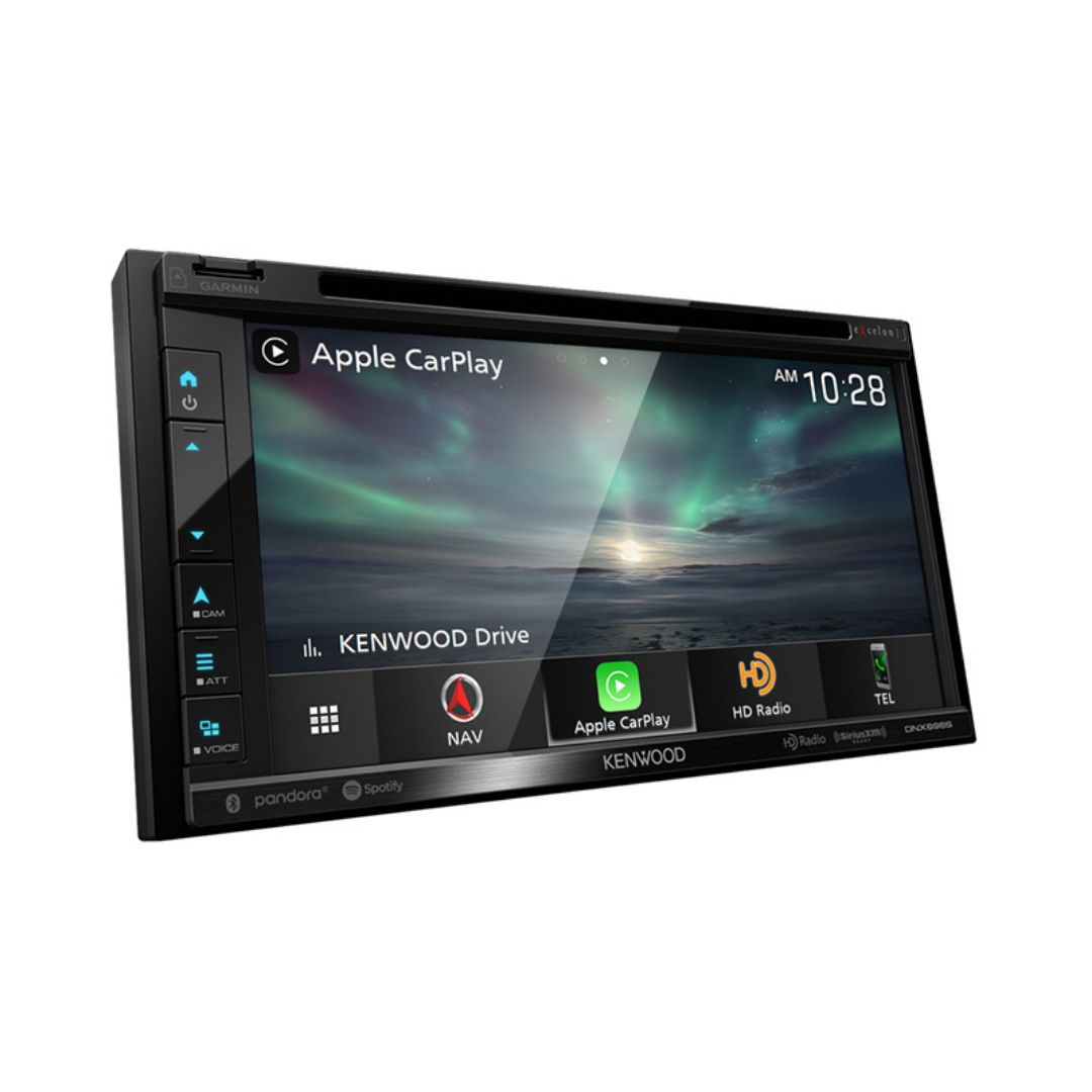 Kenwood DNX696S, eXcelon 6.8" Navigation/DVD Receiver w/ CarPlay and Android Auto