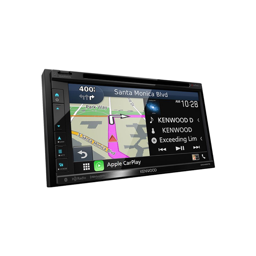 Kenwood DNX697S, eXcelon 6.8" Navigation/DVD Receiver w/ CarPlay and Android Auto