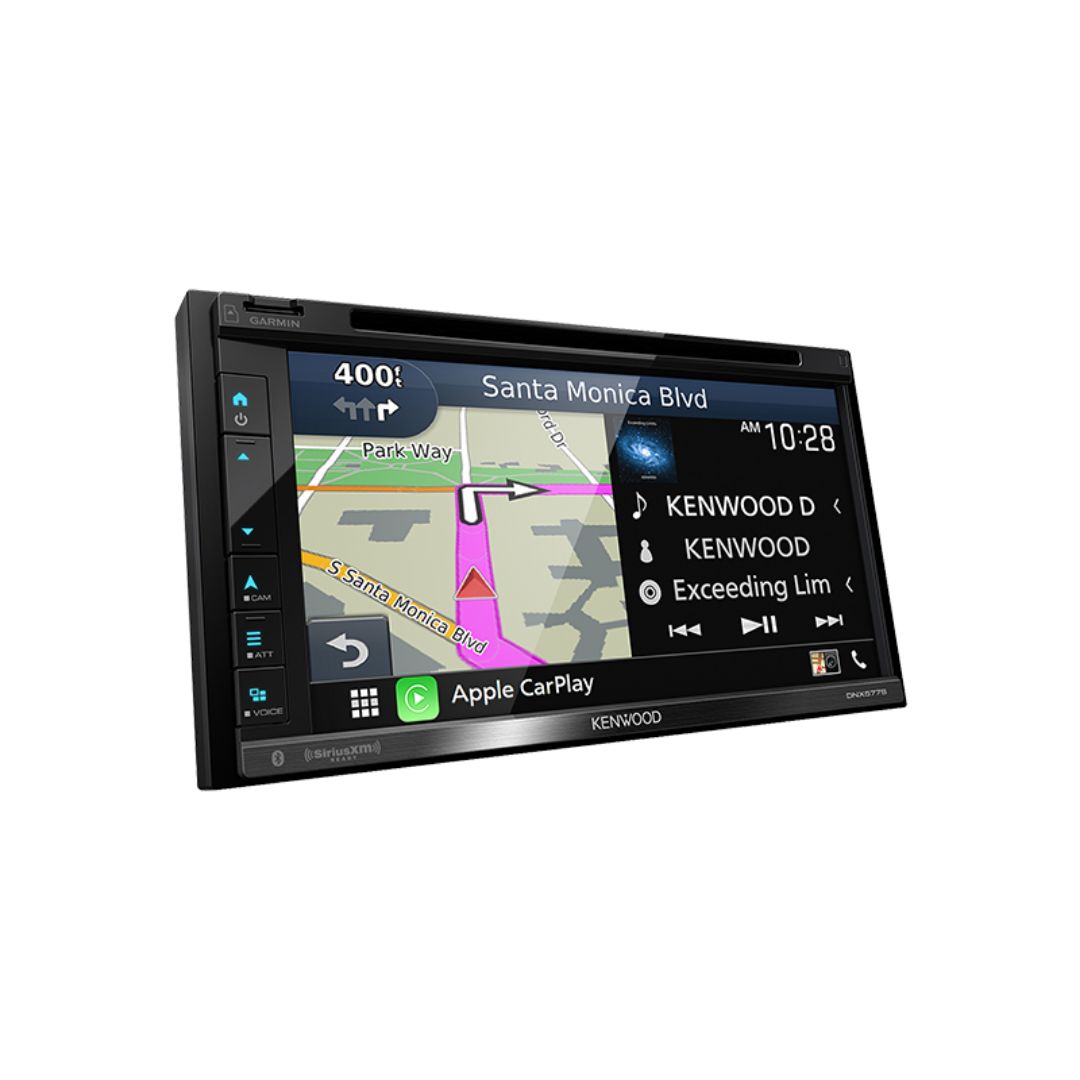 Kenwood DNX577S, 6.8" DVD/ Navigation Receiver w/ Apple CarPlay and Android Auto