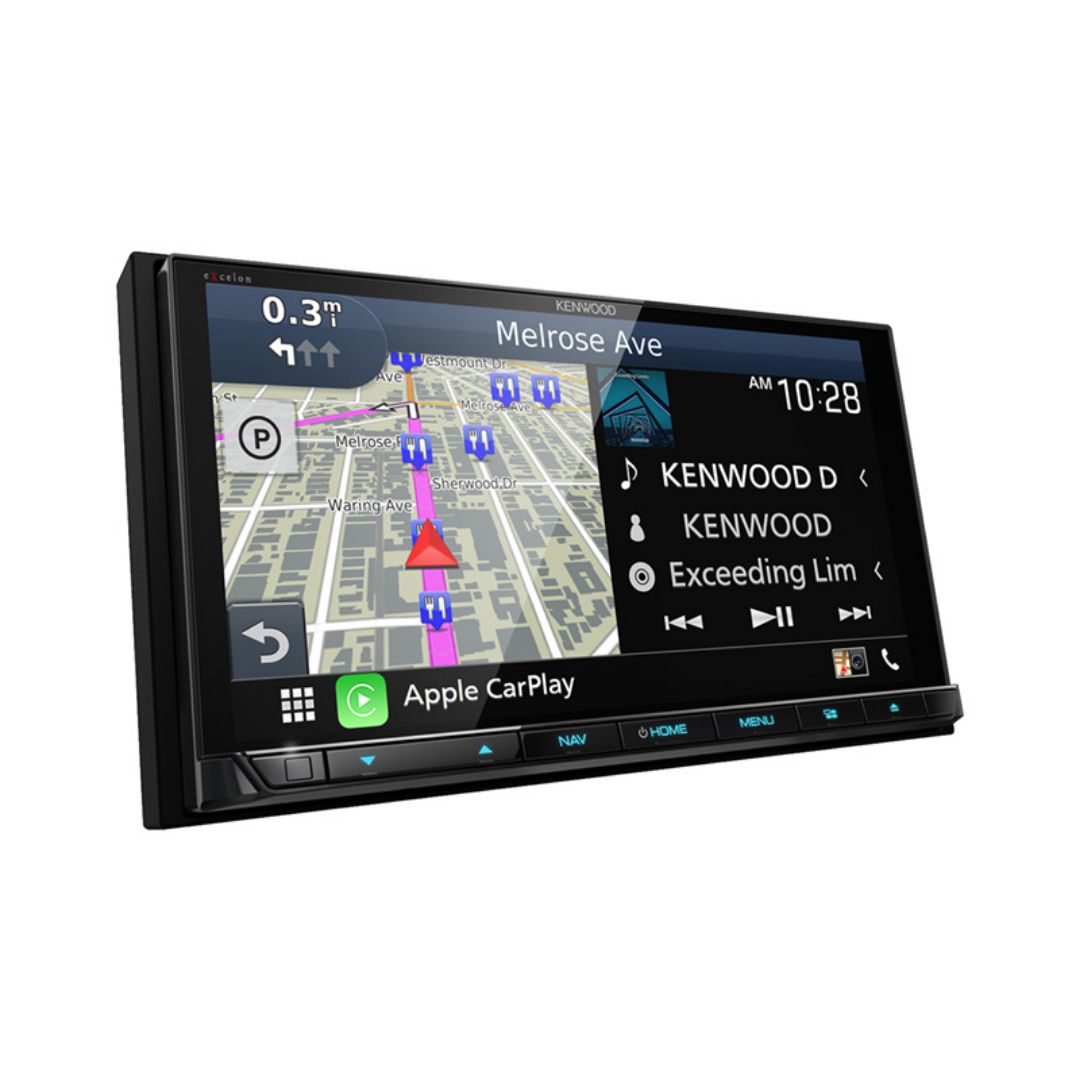 Kenwood DNX996XR, eXcelon Reference 6.8" Navigation/DVD Receiver w/ CarPlay and Android Auto