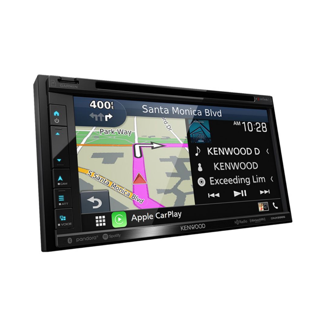 Kenwood DNX696S, eXcelon 6.8" Navigation/DVD Receiver w/ CarPlay and Android Auto