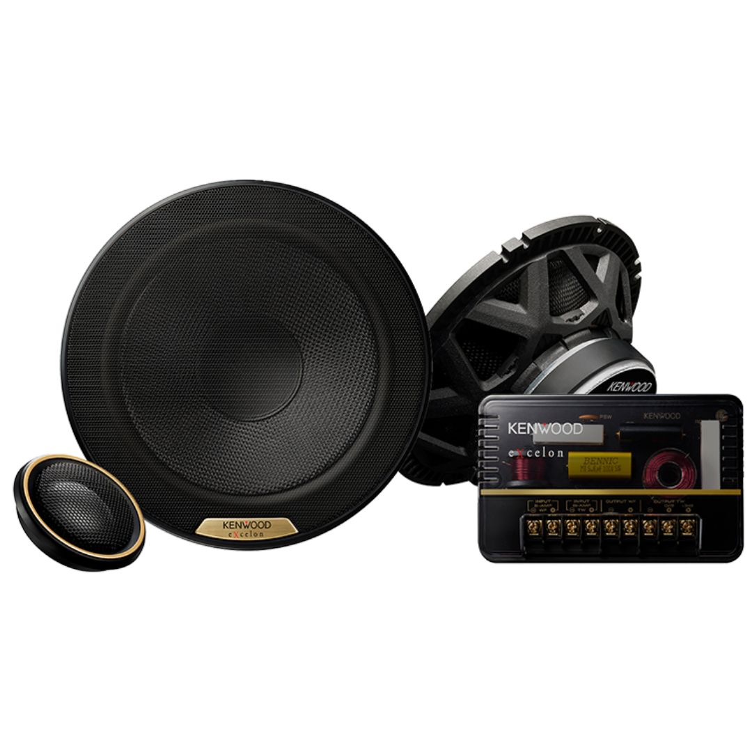 Kenwood XR-1801P, eXcelon Reference 7" HiRes Oversized Woofer 2 Way Component Speaker System, 330W