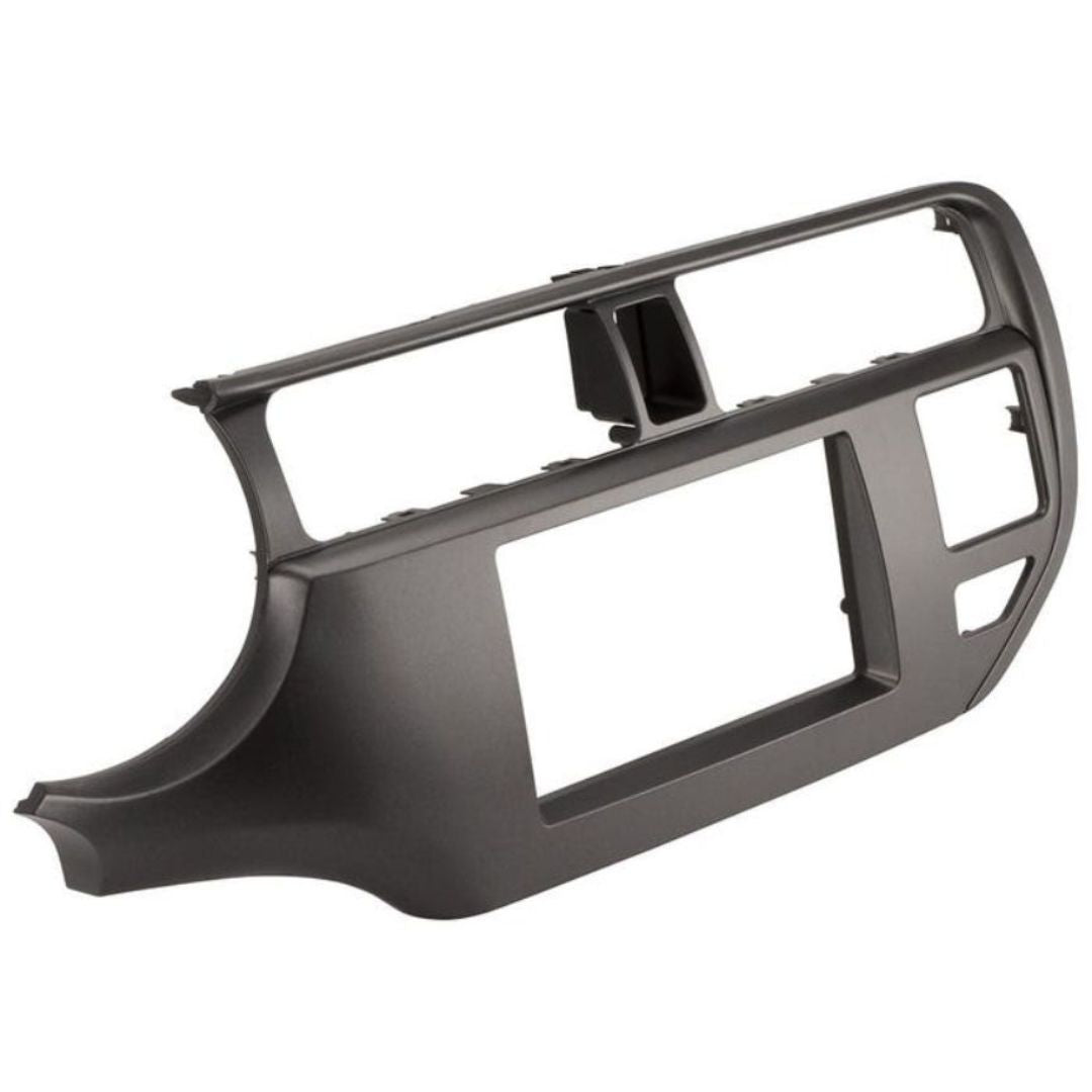 Scosche KA2413GMB, 2012-Up Kia Rio ISO Double DIN & DIN+Pocket Kit, Gun Metal