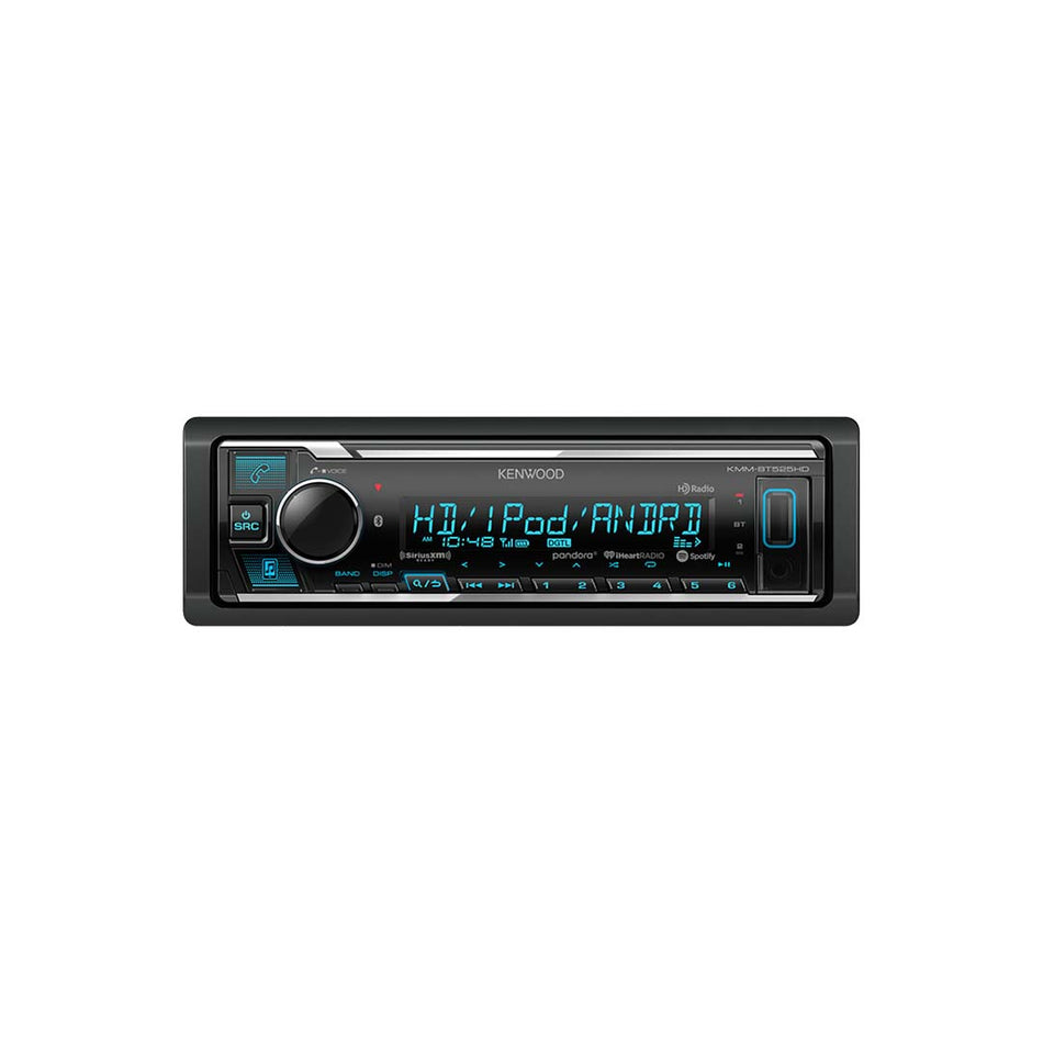 Kenwood KMM-BT525HD, Digital Media Receiver w/ Bluetooth, Front USB, SiriusXM Ready (Does not play CDs)