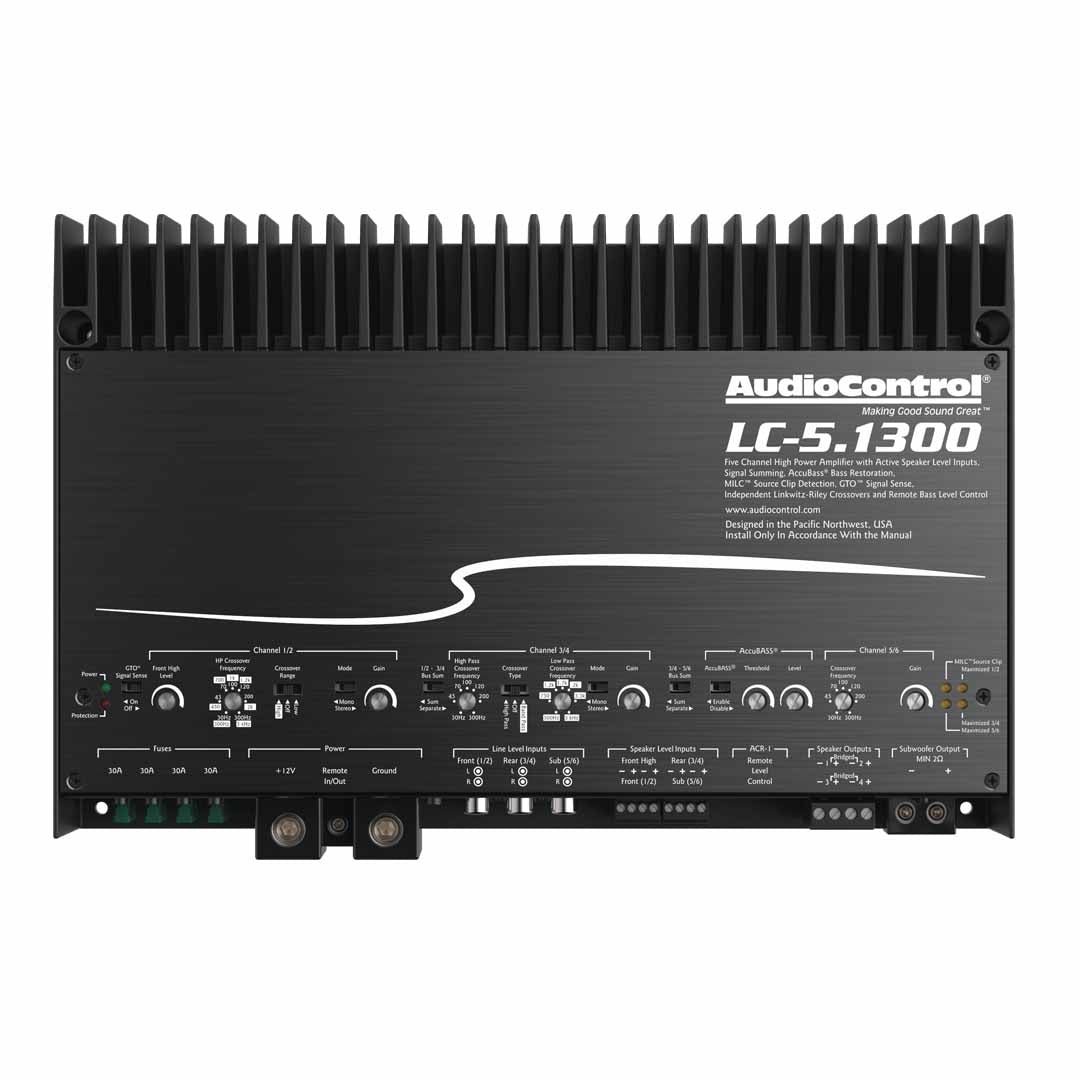 AudioControl LC-5.1300, LC Series Class D 5 Channel Car Amplifier