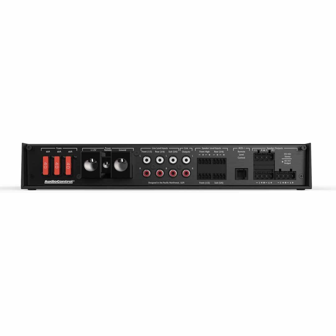 AudioControl LC-6.1200, 6 Channel Amplifier with AccuBass - 1200 Watts
