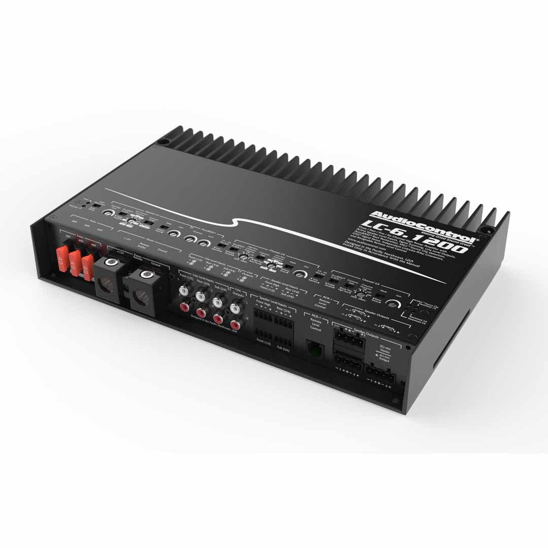 AudioControl LC-6.1200, 6 Channel Amplifier with AccuBass - 1200 Watts