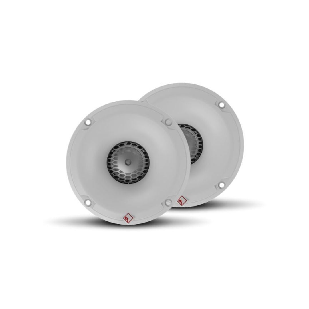 Rockford Fosgate M2-TS, M2 1" Marine Tweeter Kit - White/Stainless Grilles