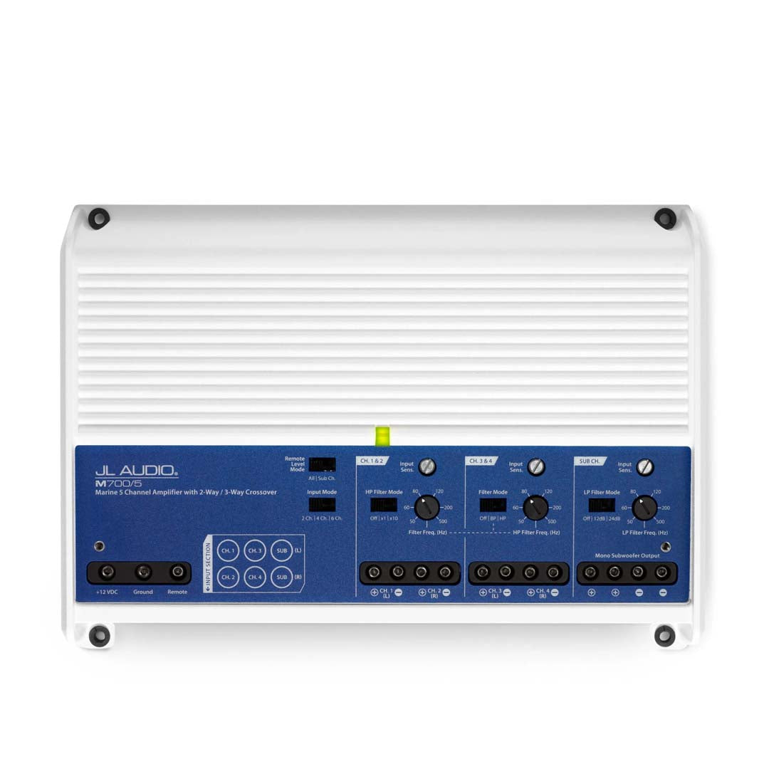 JL Audio M700/5, M Series Class D Marine 5-Channel Amplifier