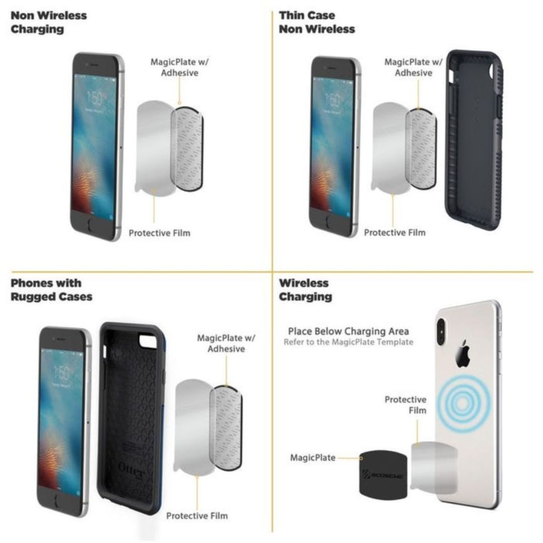 Scosche MAGDV-XT1, MagicMount Magnetic Dash/Vent Mount