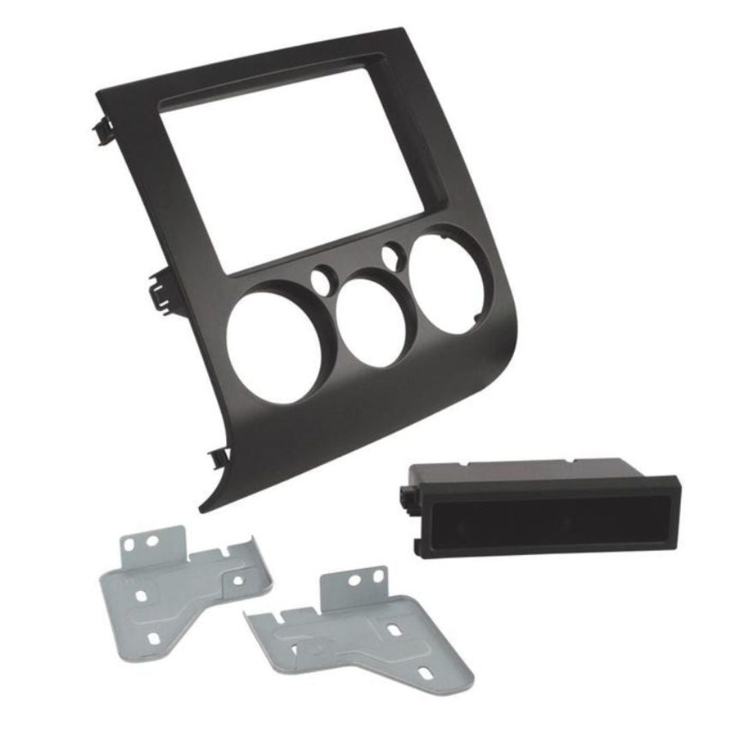 Scosche MI3018B, 2004-2011 Mitsubishi Galant ISO Double DIN & DIN+Pocket Kit