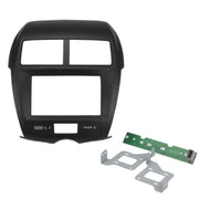 Scosche MI3022GB, 2011-Up Mitsubishi Outlander Sport ISO Double DIN Kit, Gloss Metallic Black