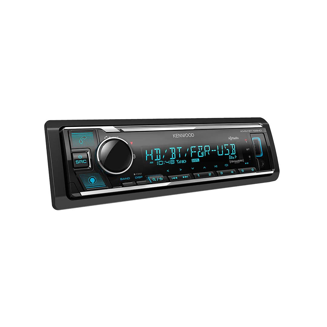 Kenwood KMM-X704, eXcelon Digital Media Receiver w/ HD Radio, Bluetooth, Front USB, SiriusXM Ready - Alexa Built-in
