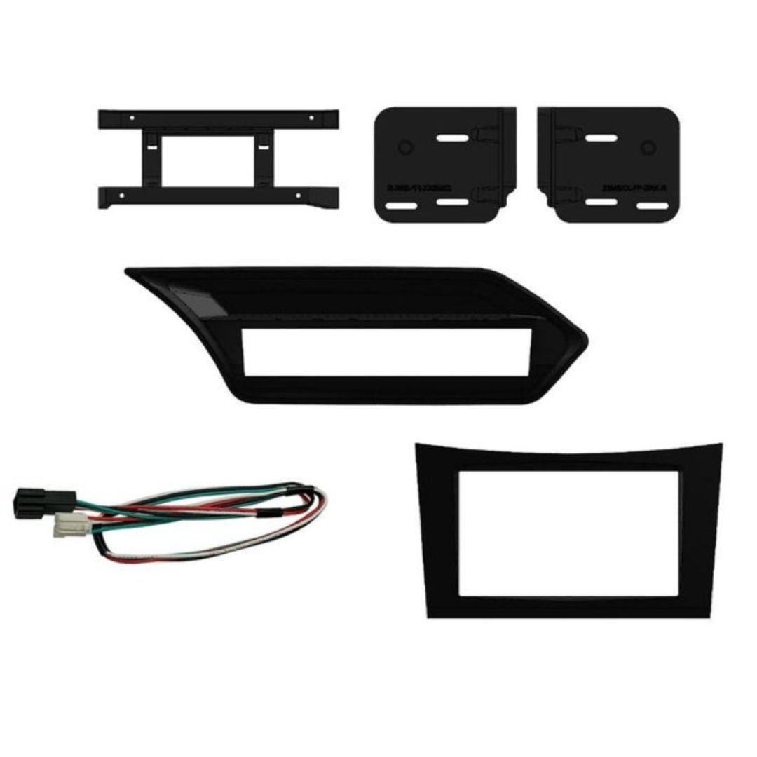 Scosche MZ2356DDB, 2009-2012 Mercedes E Class (W212) ISO Double DIN Kit
