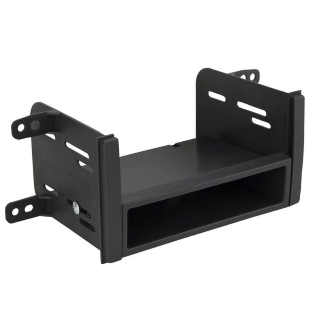 Scosche NN1677B, 2014-Up Nissan Versa Sedan Sl/Sv/Note ISO Double DIN & DIN+Pocket Kit