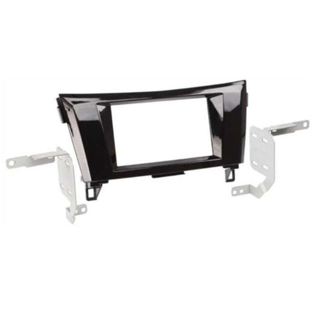 Scosche NN1680B, 2014-Up Nissan Rogue ISO Double DIN & DIN+Pocket Kit