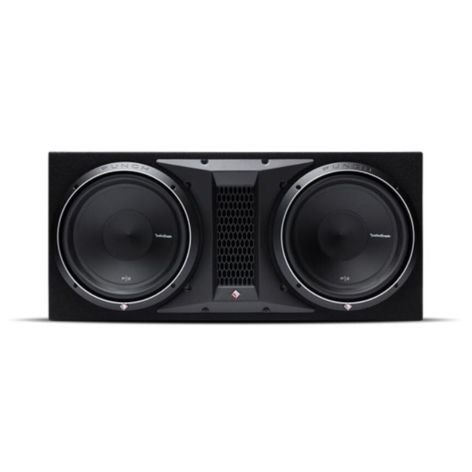 Rockford Fosgate P2-2X12, Punch Dual 12" Ported Loaded Enclosure, 800 Watts RMS