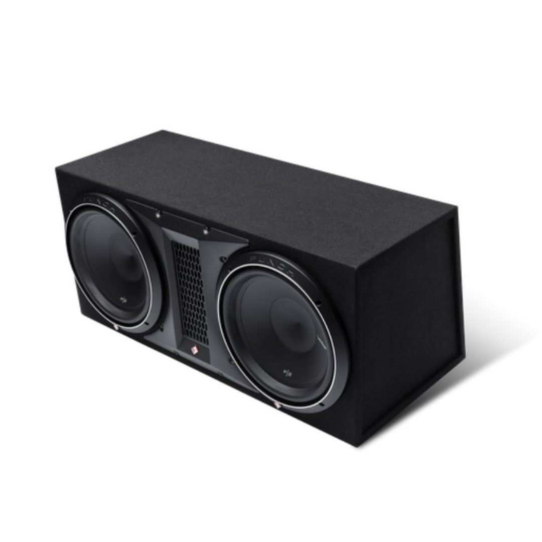 Rockford Fosgate P2-2X12, Punch Dual 12" Ported Loaded Enclosure, 800 Watts RMS