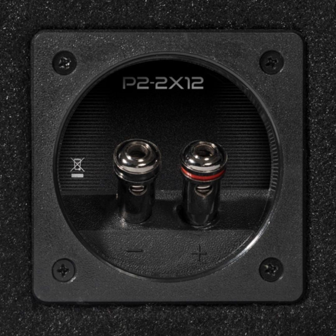 Rockford Fosgate P2-2X12, Punch Dual 12" Ported Loaded Enclosure, 800 Watts RMS