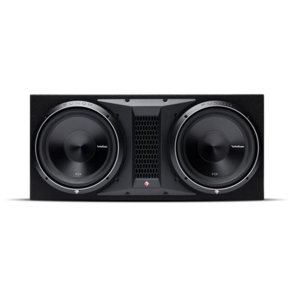Rockford Fosgate P3-2X12, Punch Dual 12" Ported Loaded Enclosure, 1200 Watts RMS