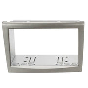 Scosche PE8002GB, 2004-2012 Porsche 911(Type 997), Boxster, Cayman Double DIN w/ISO Trim Kit, Gray