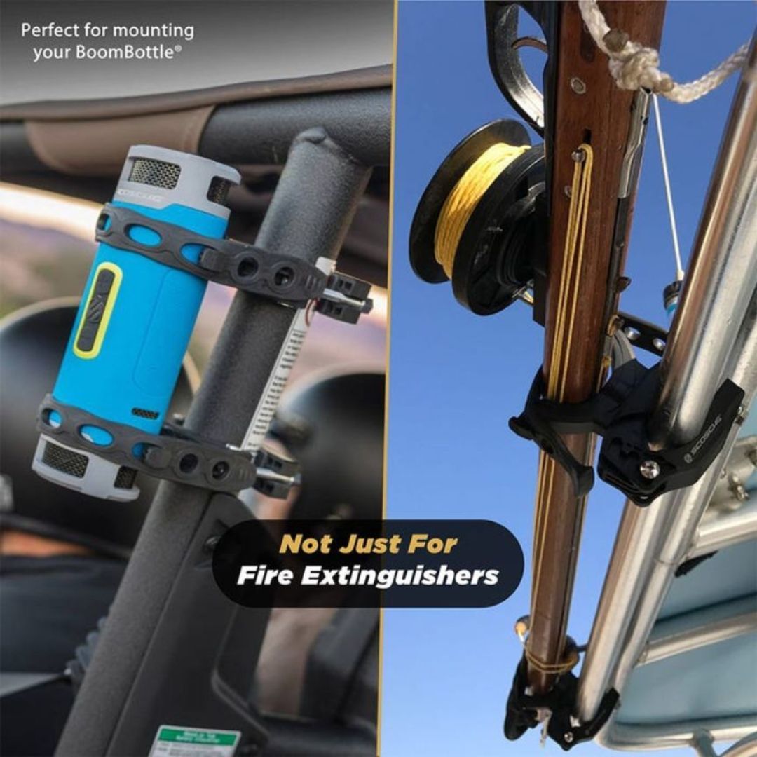 Scosche PSM11004, Terraclamp Heavy Duty Fire Extinguisher And Boombottle Mount Large