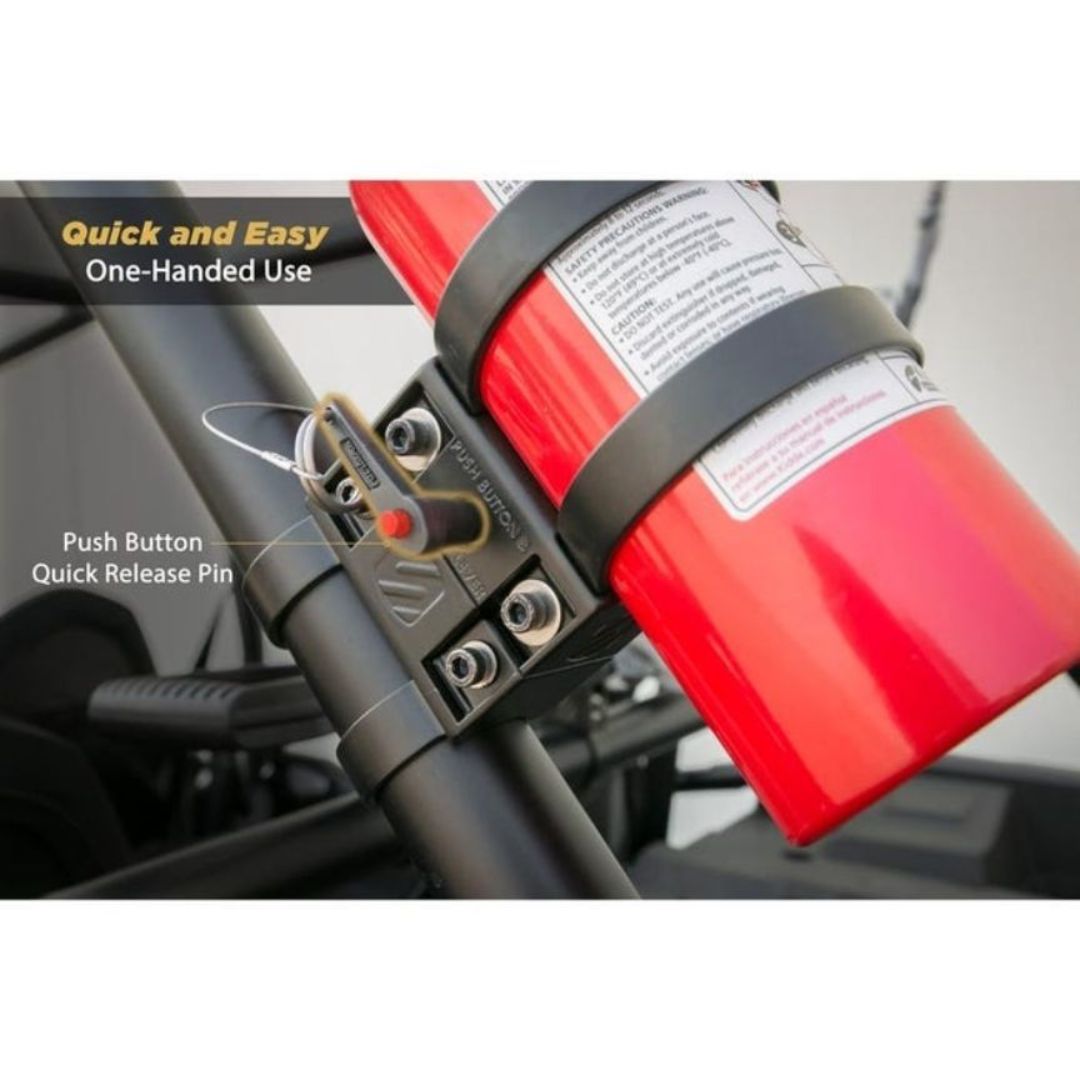 Scosche PSM21000, Baseclamp Fire Extinguisher Mount Base (Requires 2 Clamps - Not Included)