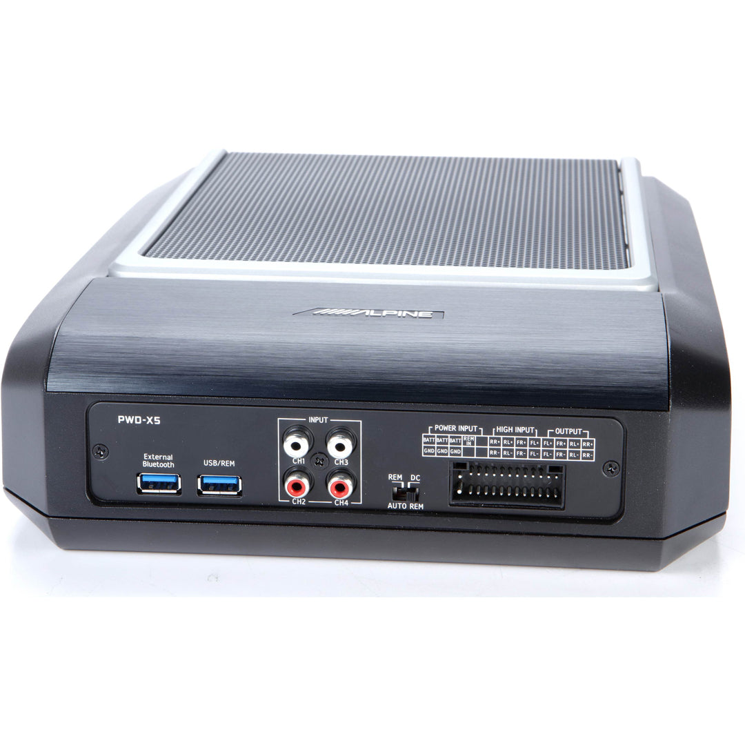 Alpine PWD-X5, Advanced 8" Powerd Subwoofer w/ Built-in 4 Channel DSP Amplifier