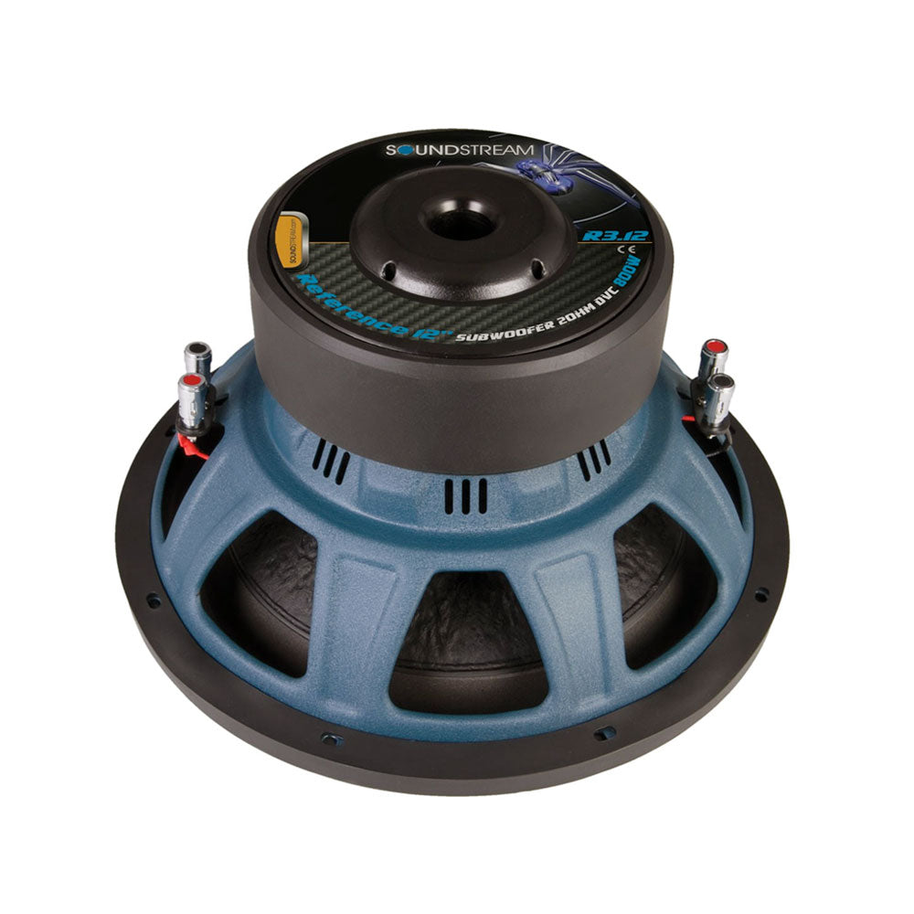 Soundstream R3.12, Reference R5 DVC 2½ 12" Subwoofer w/ Woven Fiberglass Composite Cone - 1,600W