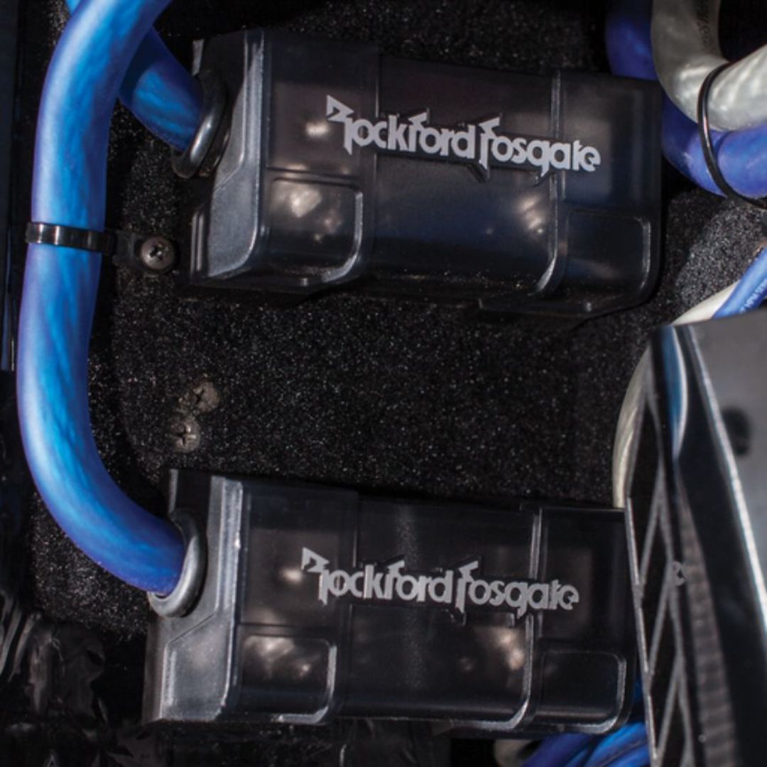 Rockford Fosgate RFFDAGU, Fused AGU Distribution Block, Platinum Finish