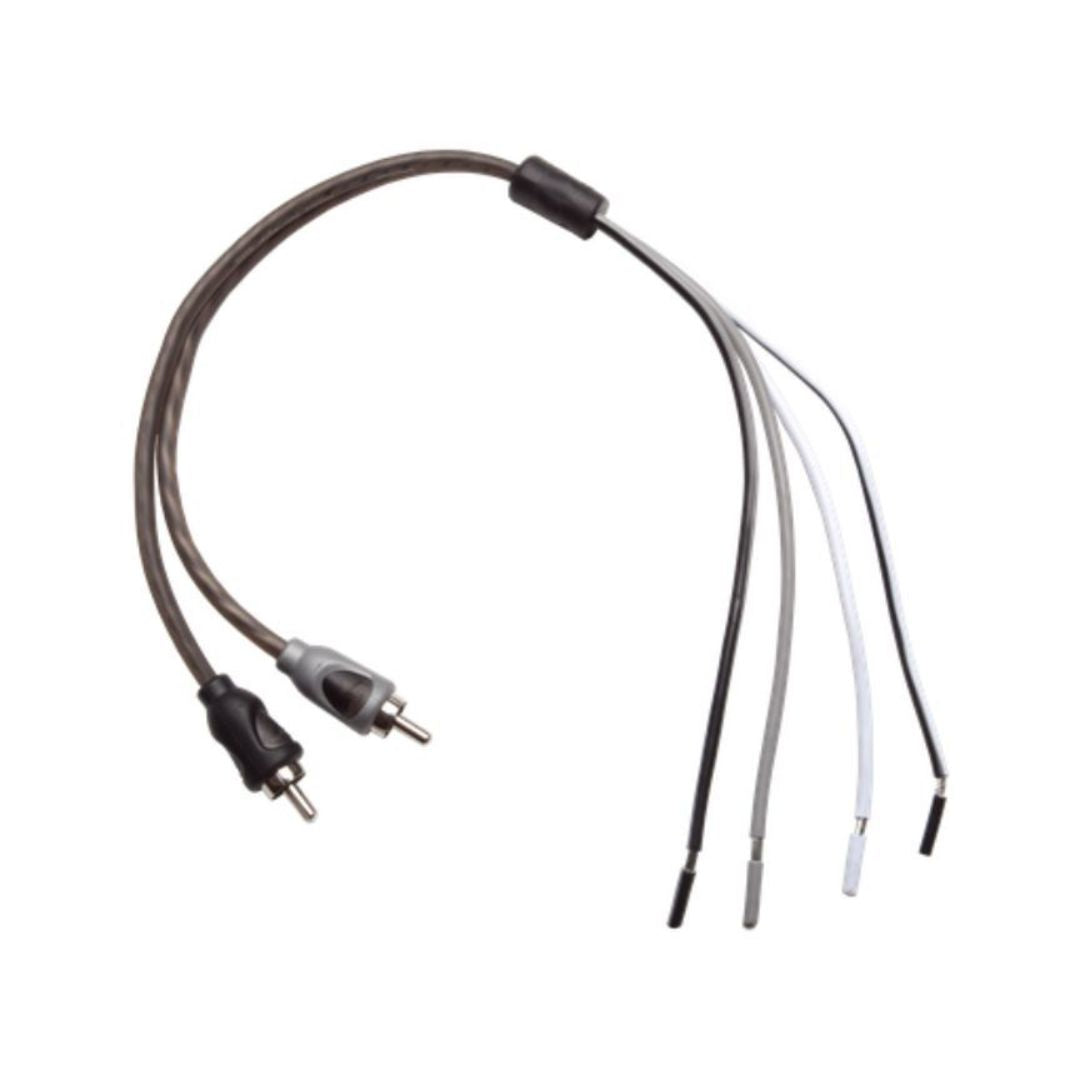 Rockford Fosgate RFI2SW, Speaker Wire To Male RCA Connectors