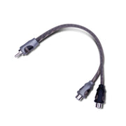 Rockford Fosgate RFIY-1M, Twisted Pair Y Adapter 1 Male to 2 Female