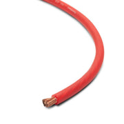 Rockford Fosgate RFW4R, 4 AWG Frosted Red Power/Ground Wire Spool - 100 Ft