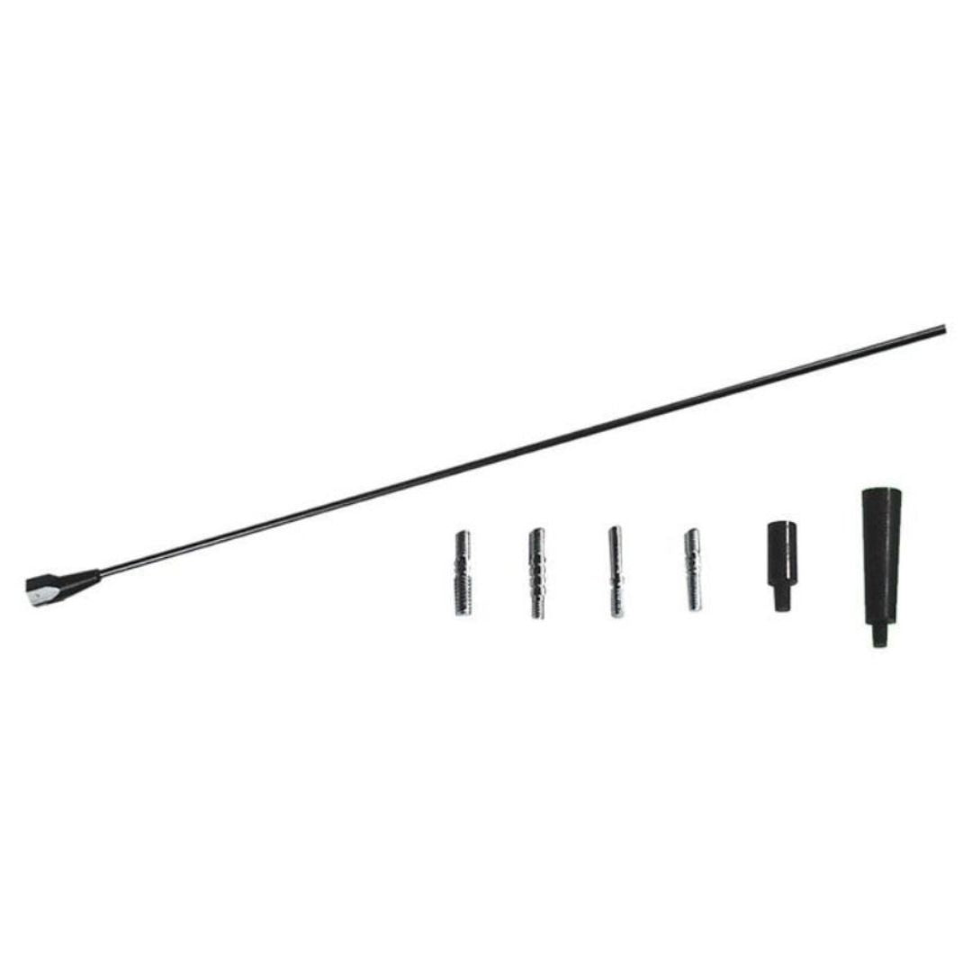 Scosche RM904B, Replacement Mast For Domestic & Imports, 30" Black Mast, 6 Adapters