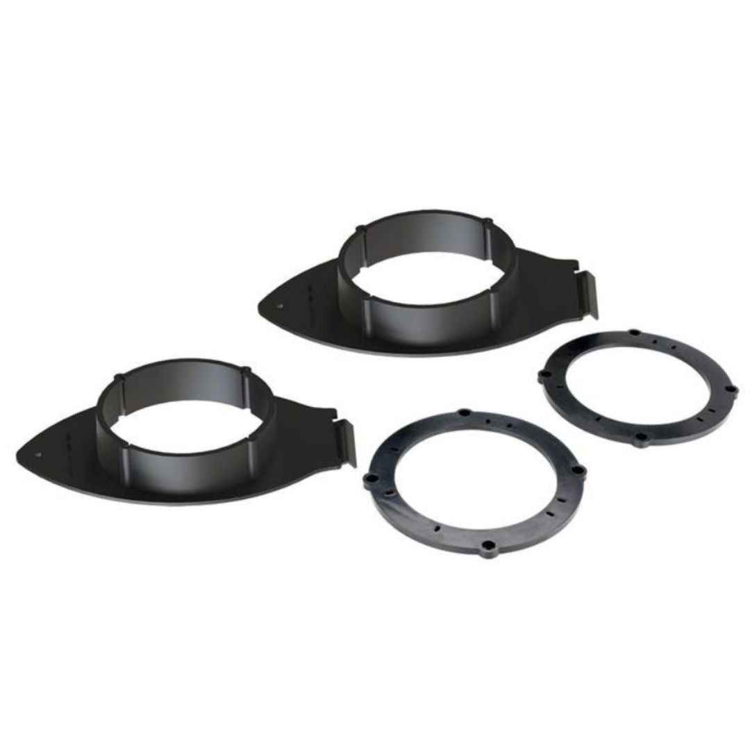 Scosche SAGMSV656, 2013-Up Chevrolet Silverado Front Speaker Adapter For Aftermarket 6.75/6.5/5.25" (Pair)