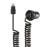 Scosche I2C24A, Car Charger For Apple Lightning Devices w/USB Port