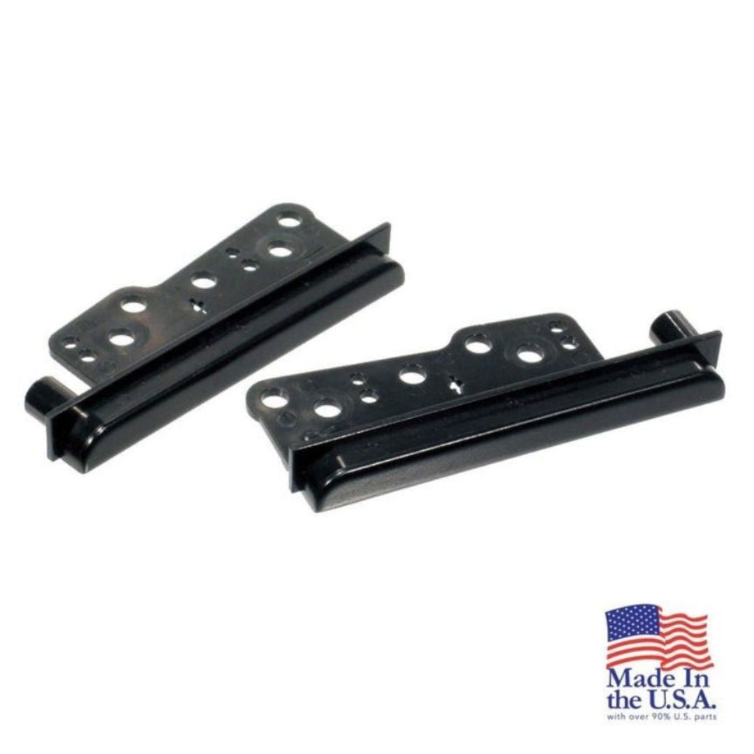 Scosche TA1465B, 2000-Up Toyota Select ISO Double DIN Trim Kit, Factory Brackets Req.