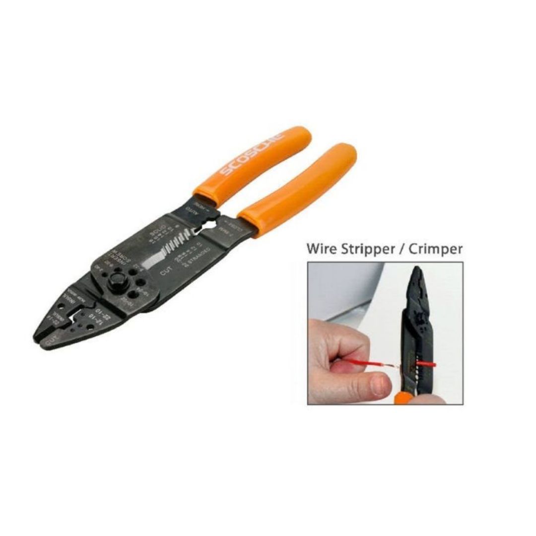 Scosche TK12A, 12Volt Toolkit, Crimpers/Strippers, Wirerunner, Panel Removal Tool