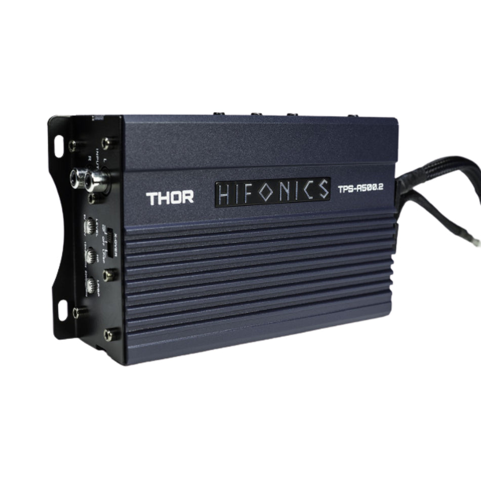 Hifonics TPS-A500.2, Powersports 2 Channel Full Range Amplifier, 240W