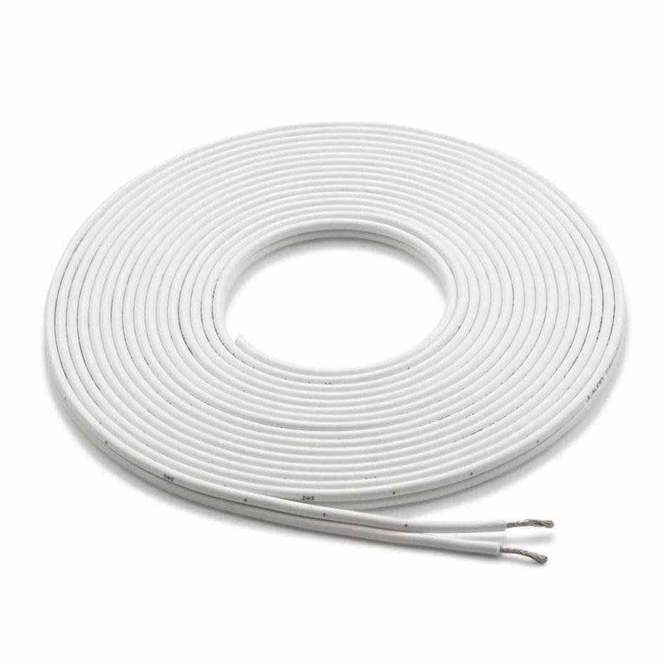 JL Audio XM-WHTSC12-380, 380ft Spool of White 12 AWG, Parallel Conductor Speaker Cable
