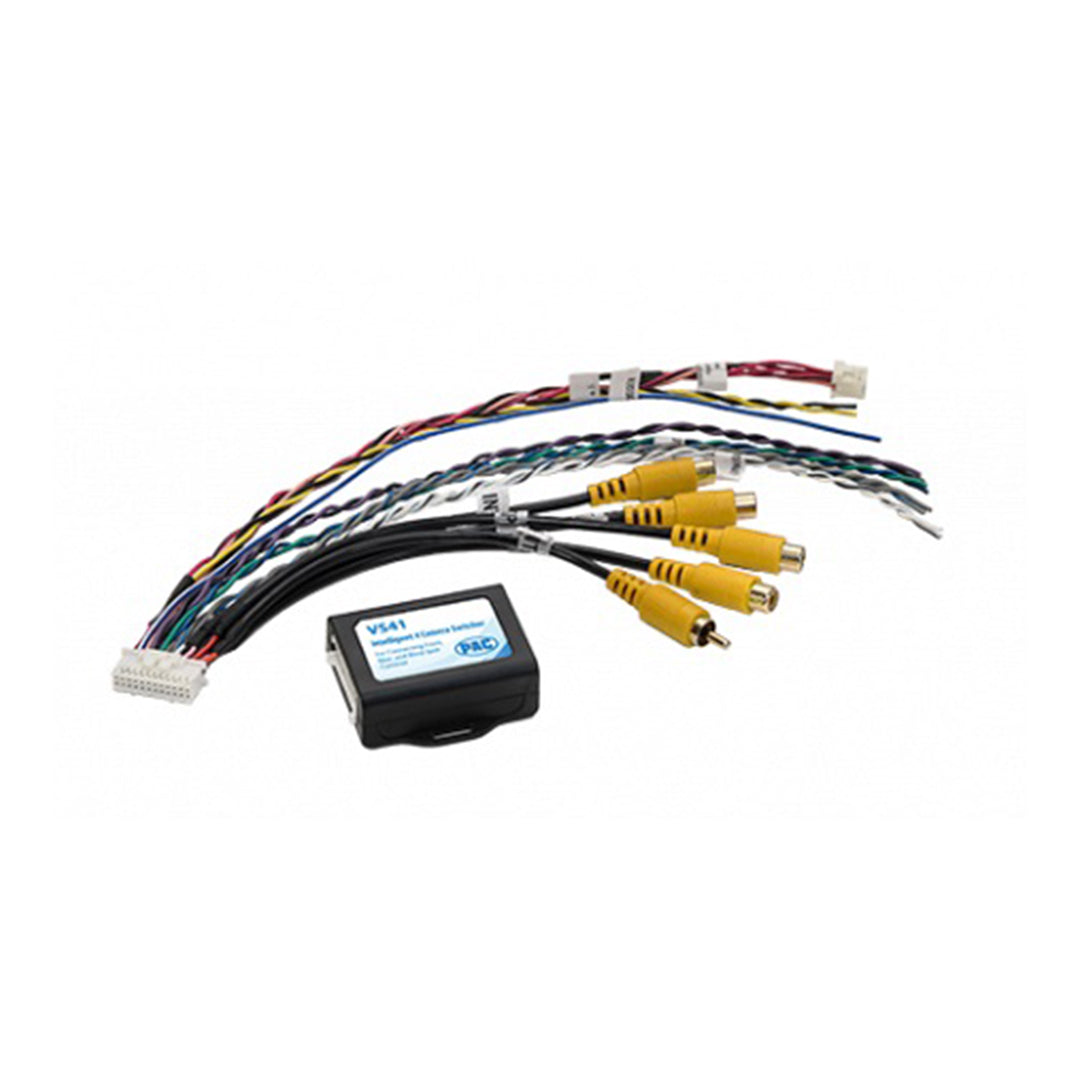 PAC VS41, Video/Camera Switcher, 4 In/1 Out w/ Turn Signal Side Cam Activation Direct Connect to Select BCI and RP Interfaces (4 Boxes of 20 in Master Case)