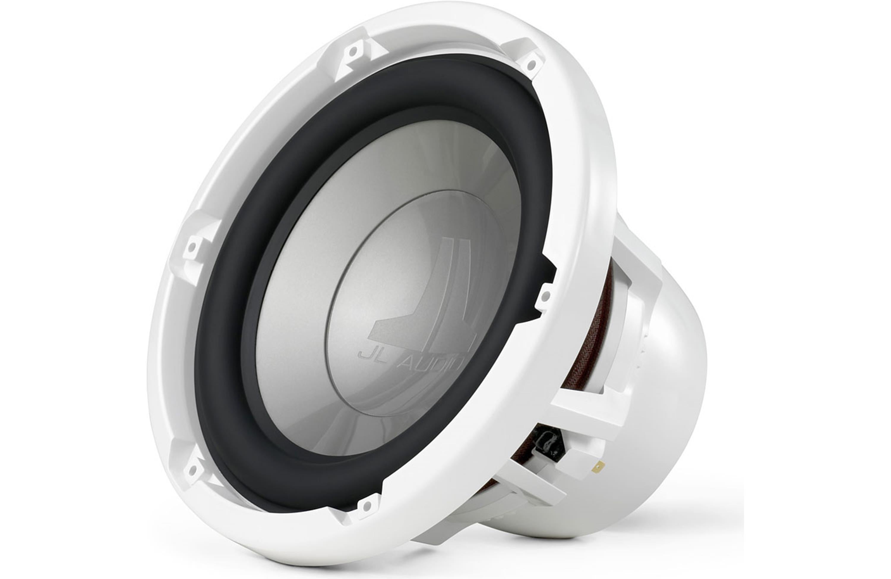 JL Audio M10IB5-CG-WH, M Series Marine 10" 4-Ohm Subwoofer, Infinite Baffle, White Classic Grille, 250W