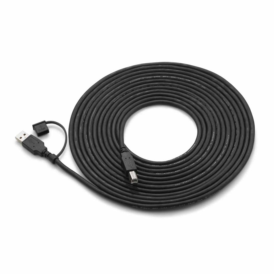 JL Audio XD-USB-A/B-18, 18ft Heavy-Duty USB 2.0 Cable, USB Type A and one USB Type B