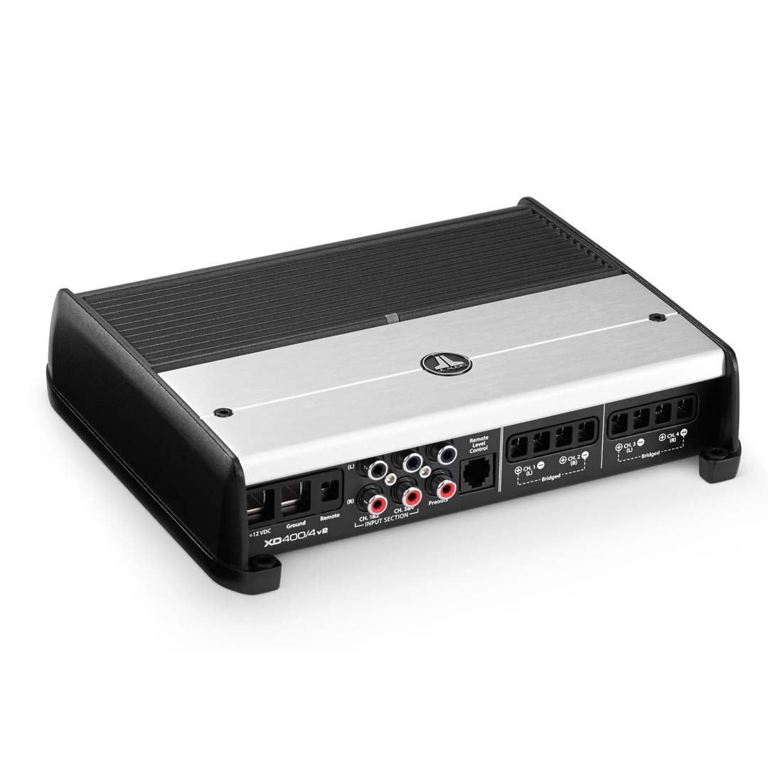 JL Audio XD400/4v2, XD Series Class D Full-Range 4Ch Amplifier, 100W x 4