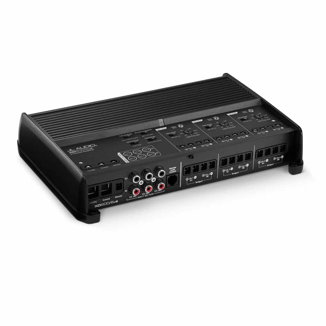 JL Audio XD600/6v2, XD Series Class D 6Ch Amplifier, 100W x 6