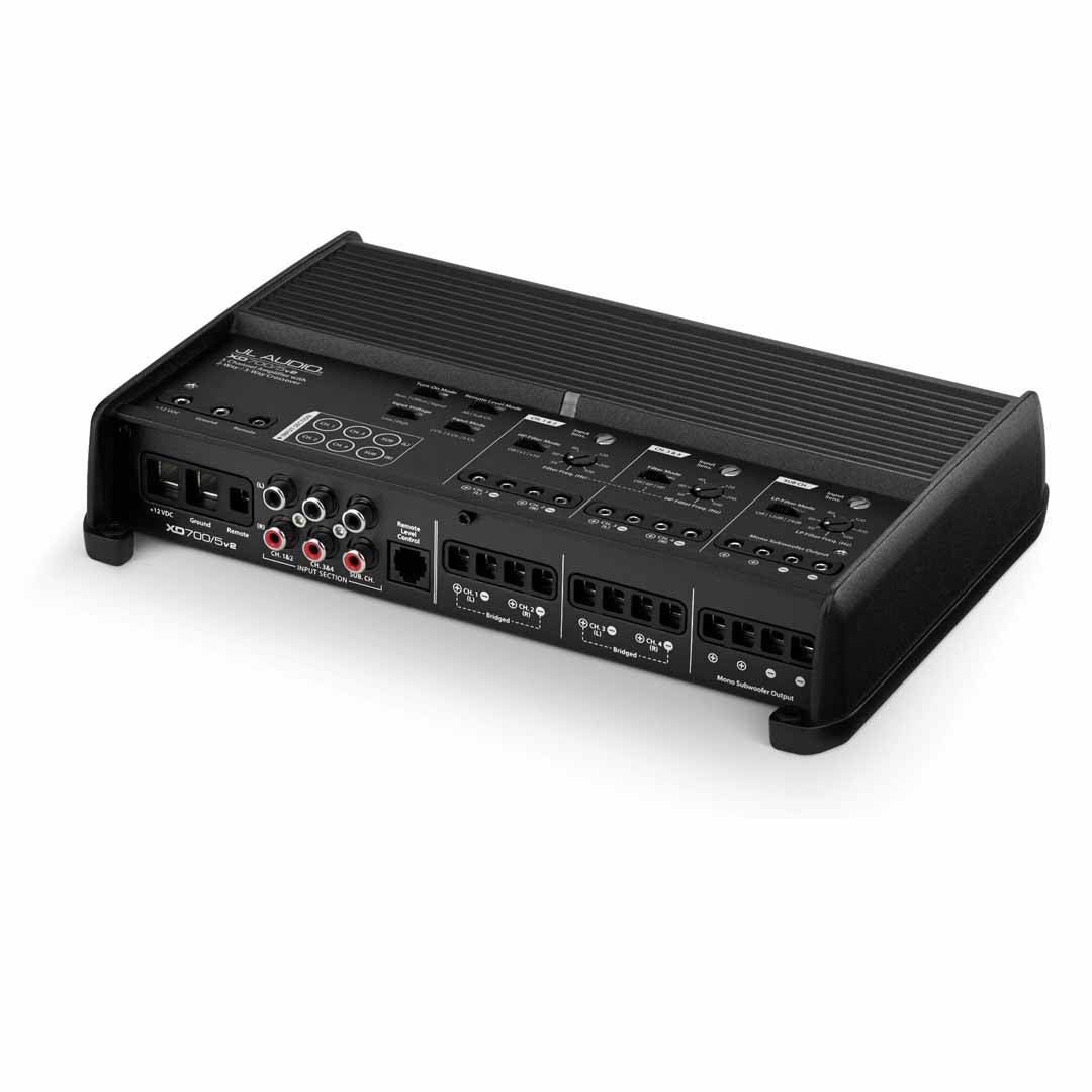 JL Audio XD700/5v2, XD Series Class D 5Ch Amplifier, 75W x 4 + 300W x 1